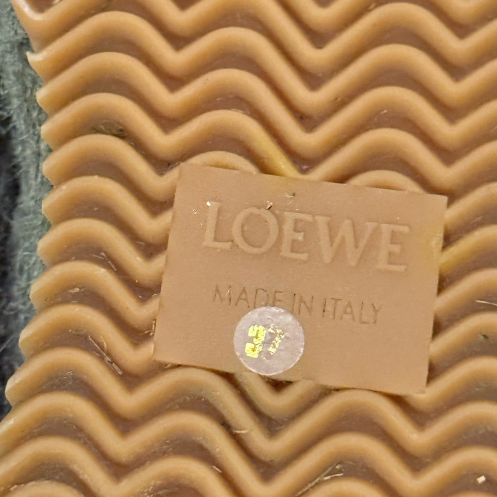 SALE Loewe Rubber Colorblock Pattern Sneakers - Picture 7 of 8